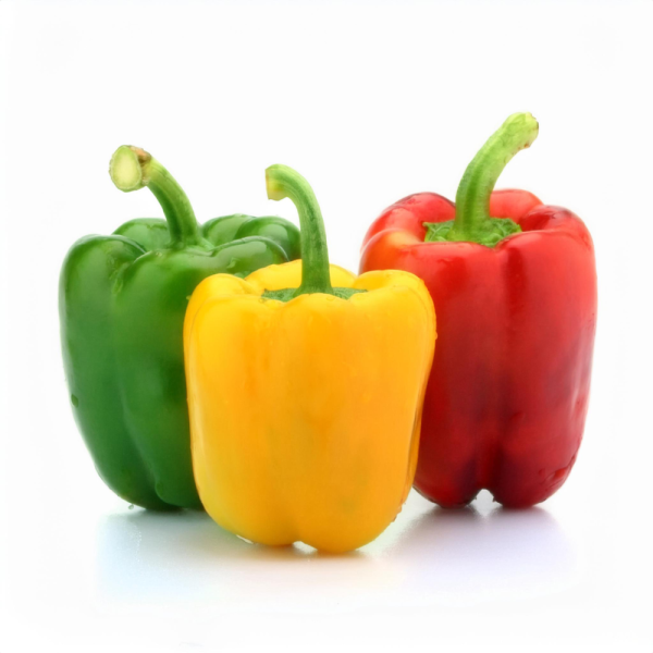 Lot poivrons 3 couleurs