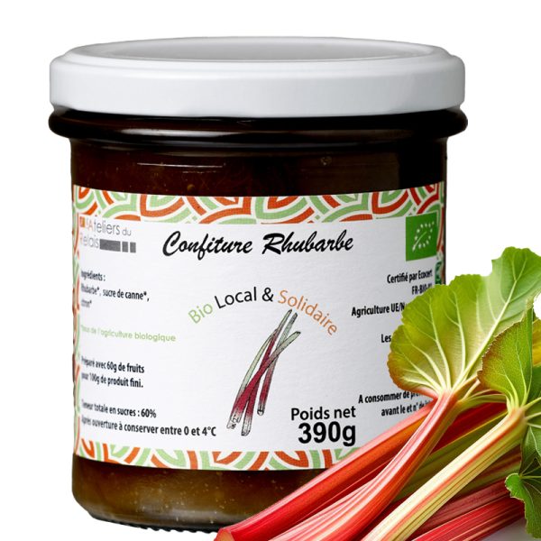 confiture de rhubarbe