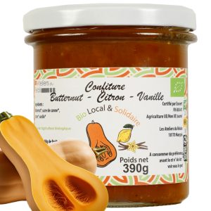 confiture de butternut citron vanille