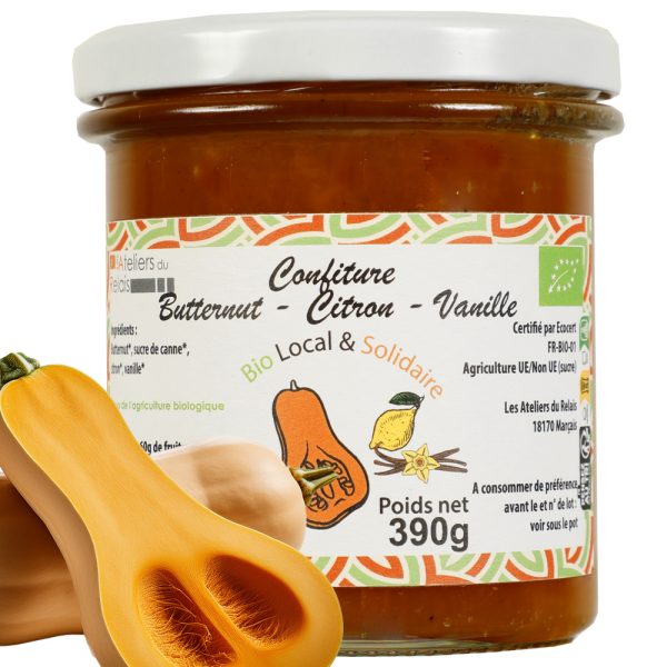 confiture de butternut citron vanille