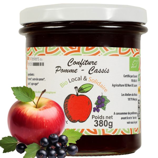 confiture pomme cassis