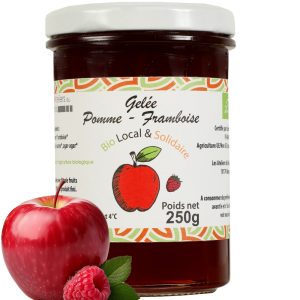 gelée pomme framboise