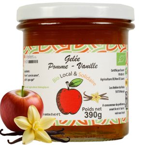 gelée pomme vanille