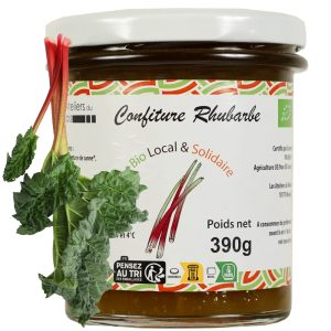 confiture de rhubarbe