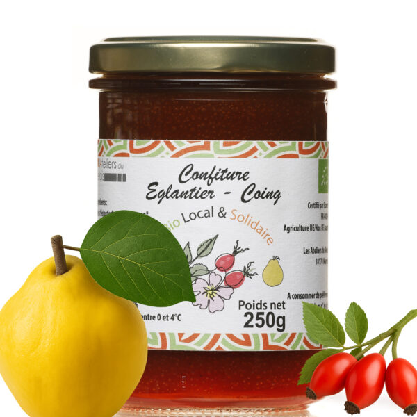 Confiture - Eglantier et coing - 250gr