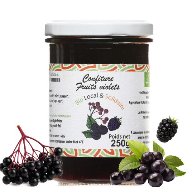 Confiture - Fruits violets - 250gr