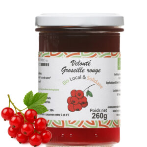 Confiture - Velouté - Groseille rouge - 260gr