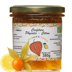 Confiture - Physalis et citron - 380gr